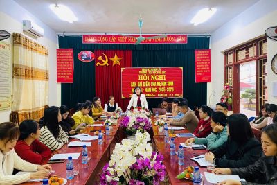  HỘI NGHỊ CHA MẸ HỌC SINH – CHUNG TAY VÌ MỘT MÔI TRƯỜNG HỌC TẬP TÍCH CỰC 